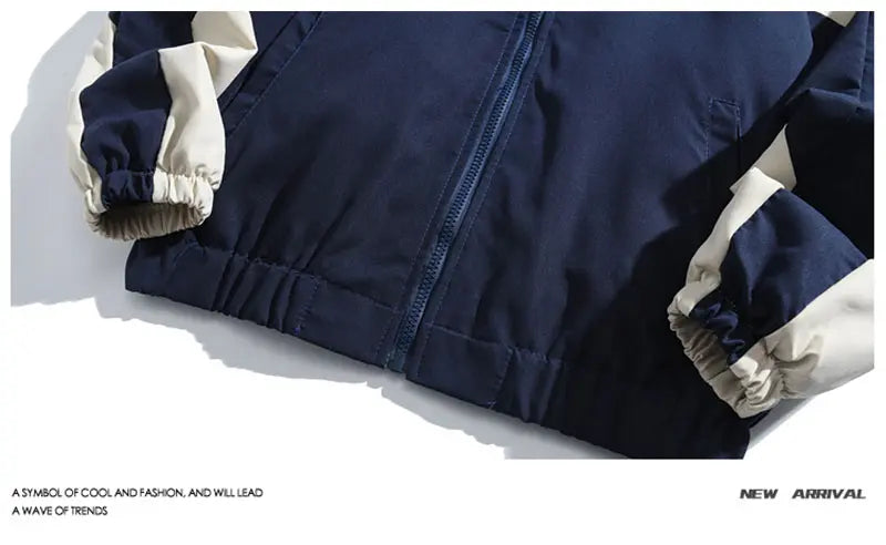Navy Form Track Jacket