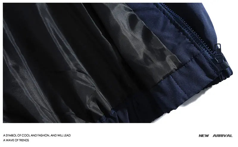 Navy Form Track Jacket