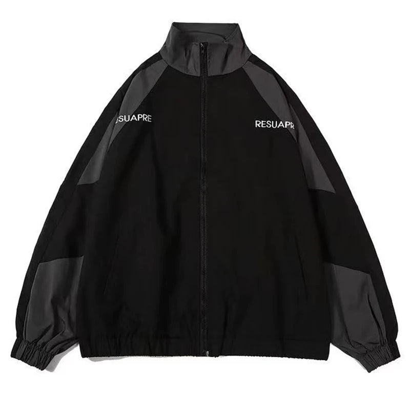 Navy Form Track Jacket