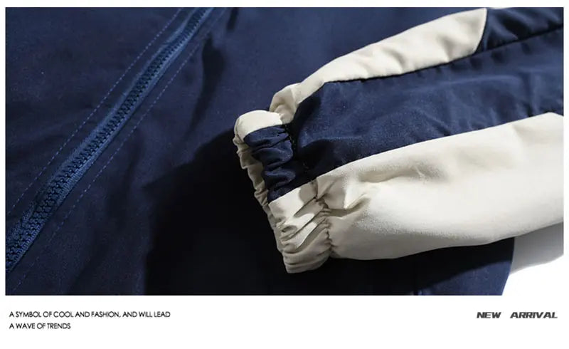 Navy Form Track Jacket