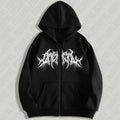 Noir Mark Zip Hoodie