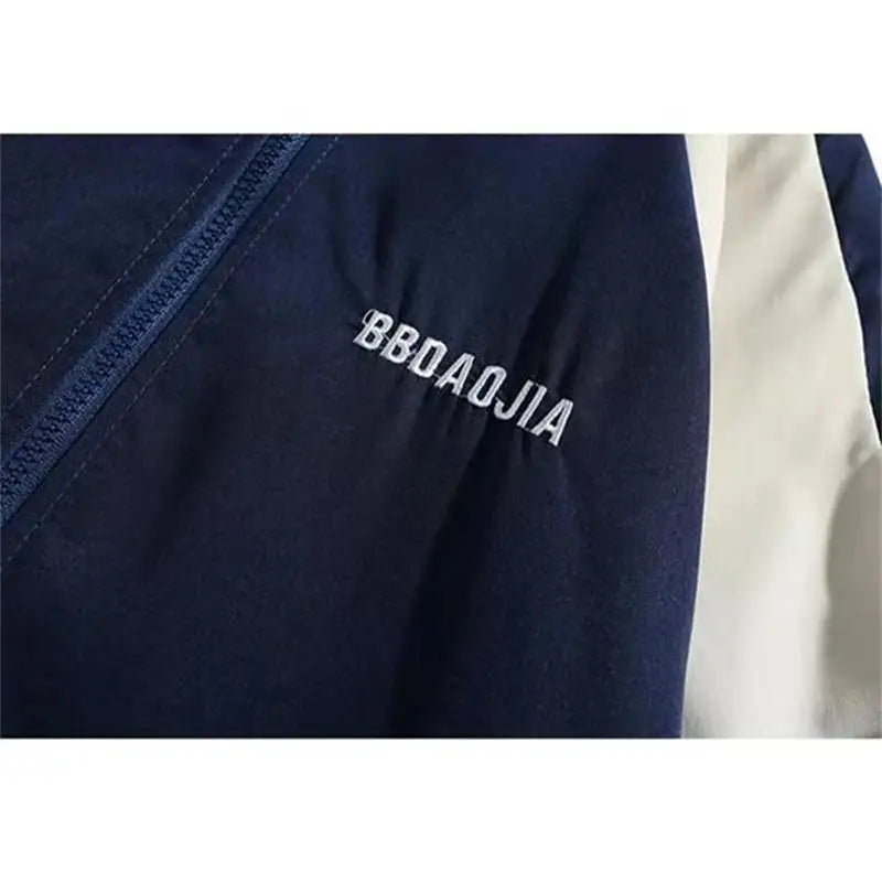 Navy Form Track Jacket