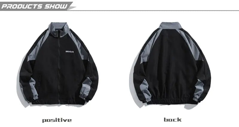 Navy Form Track Jacket
