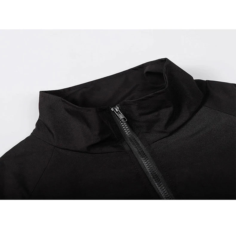 Navy Form Track Jacket