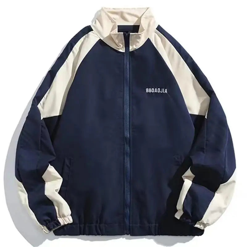 Navy Form Track Jacket
