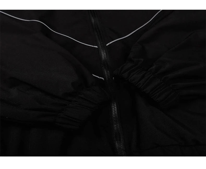 Navy Form Track Jacket