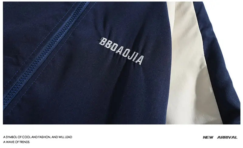 Navy Form Track Jacket
