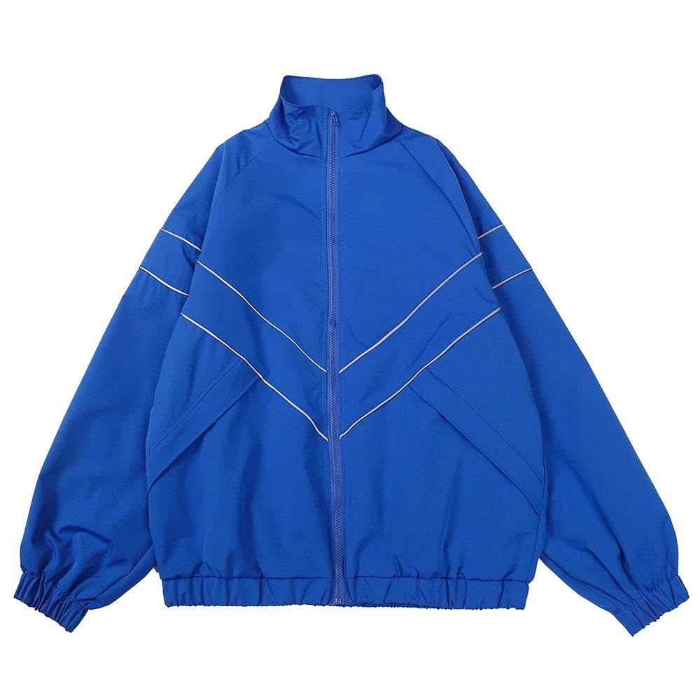 Navy Form Track Jacket