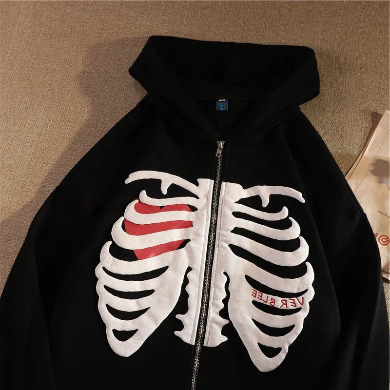 Ribbed Reveal Hoodie