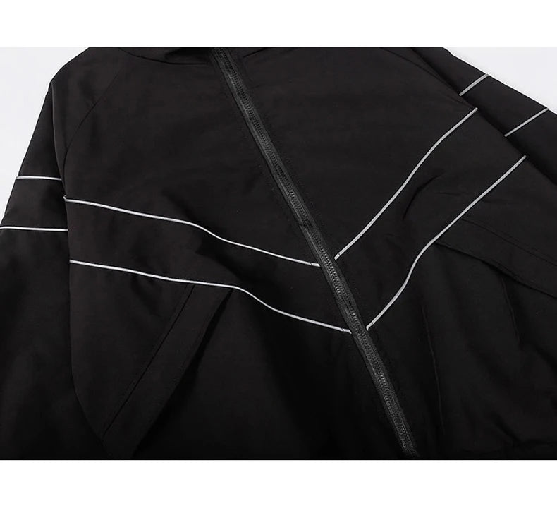 Navy Form Track Jacket