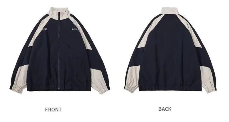 Navy Form Track Jacket