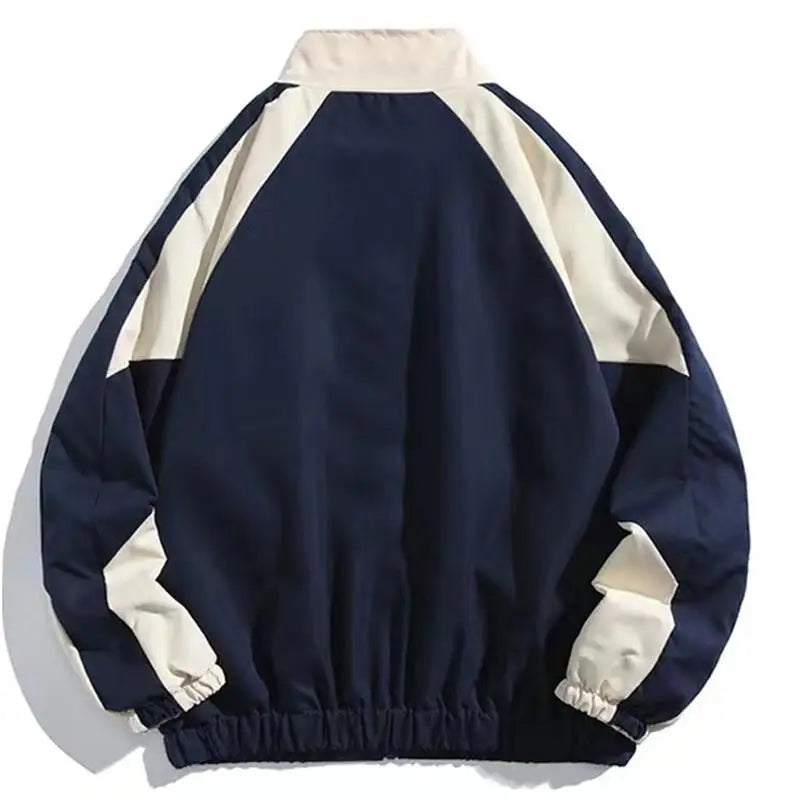 Navy Form Track Jacket