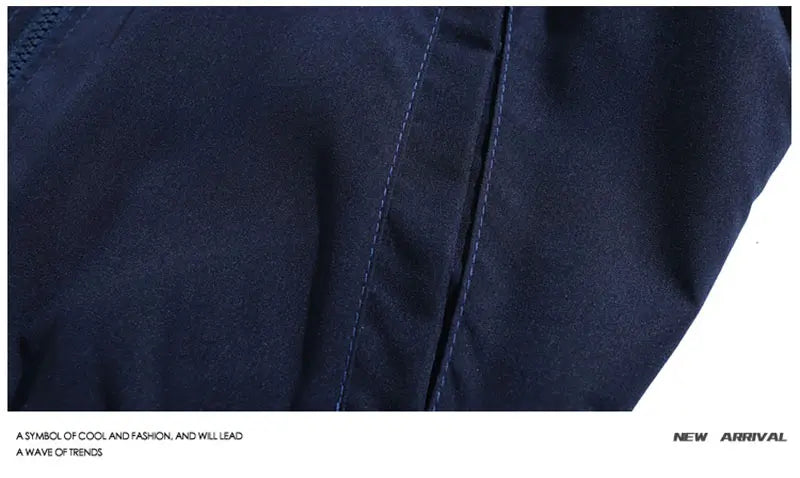 Navy Form Track Jacket